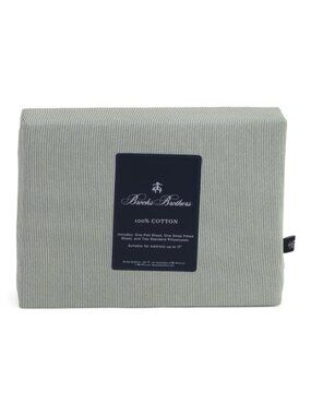 BROOKS BROTHERS Cotton Striped Sheet Set